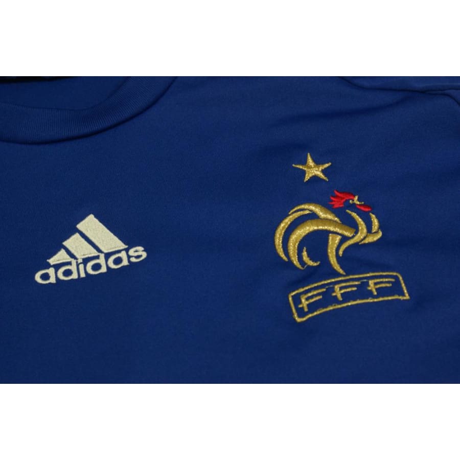 Maillot de foot rétro domicile Equipe de France N°12 HENRY 2008-2009 - Adidas - Equipe de France