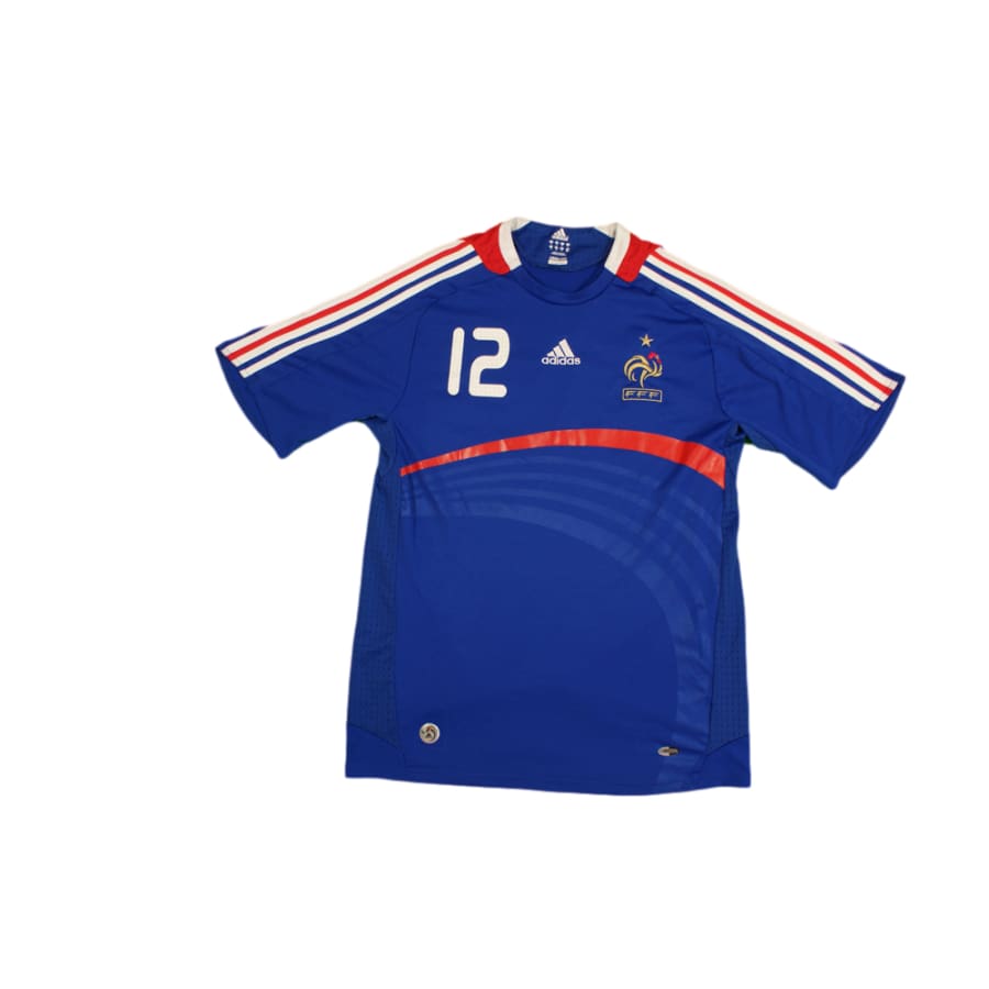 Maillot de foot rétro domicile Equipe de France N°12 HENRY 2008-2009 - Adidas - Equipe de France