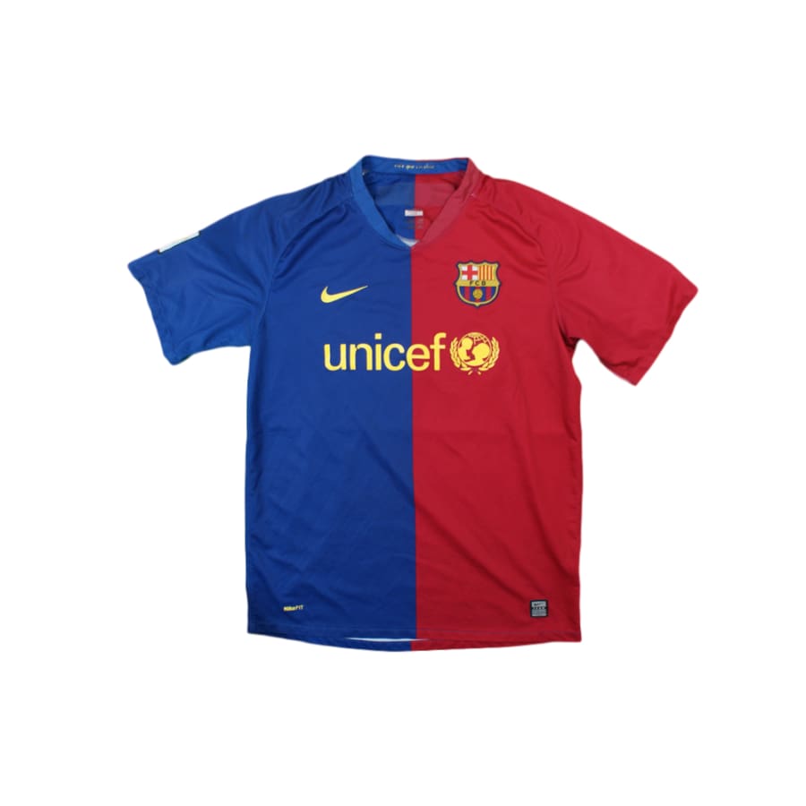 Maillot de foot rétro domicile FC Barcelone 2008-2009 - Nike - Barcelone