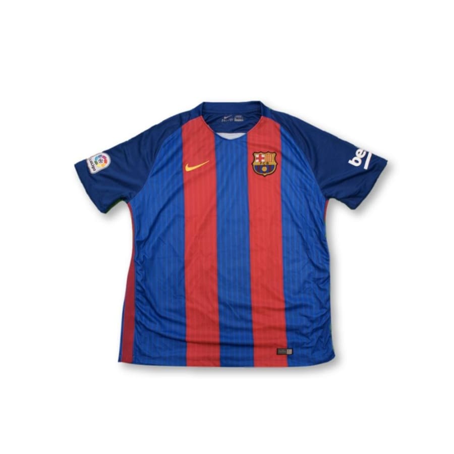 Maillot de foot rétro domicile FC Barcelone 2016-2017 - Nike - Barcelone