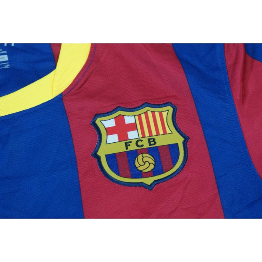 Maillot de foot rétro domicile FC Barcelone N°10 MESSI 2010-2011 - Nike - Barcelone