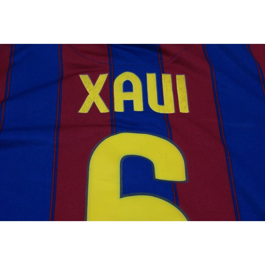 Maillot de foot rétro domicile FC Barcelone N°6 XAVI 2009-2010 - Nike - Barcelone