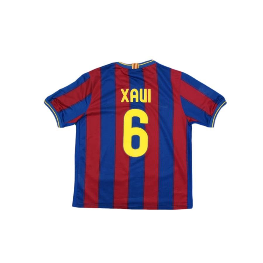 Maillot de foot rétro domicile FC Barcelone N°6 XAVI 2009-2010 - Nike - Barcelone