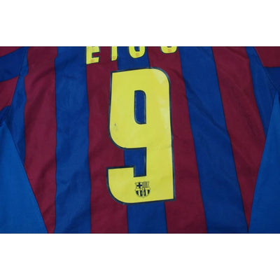 Maillot de foot rétro domicile FC Barcelone N°9 ETO’O 2005-2006 - Nike - Barcelone