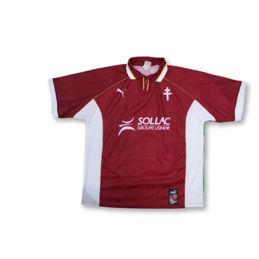 Maillot de foot rétro domicile FC Metz N°10 MEYRIEU 1998-1999 - Puma - FC Metz