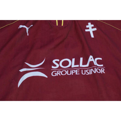 Maillot de foot rétro domicile FC Metz N°10 MEYRIEU 1998-1999 - Puma - FC Metz