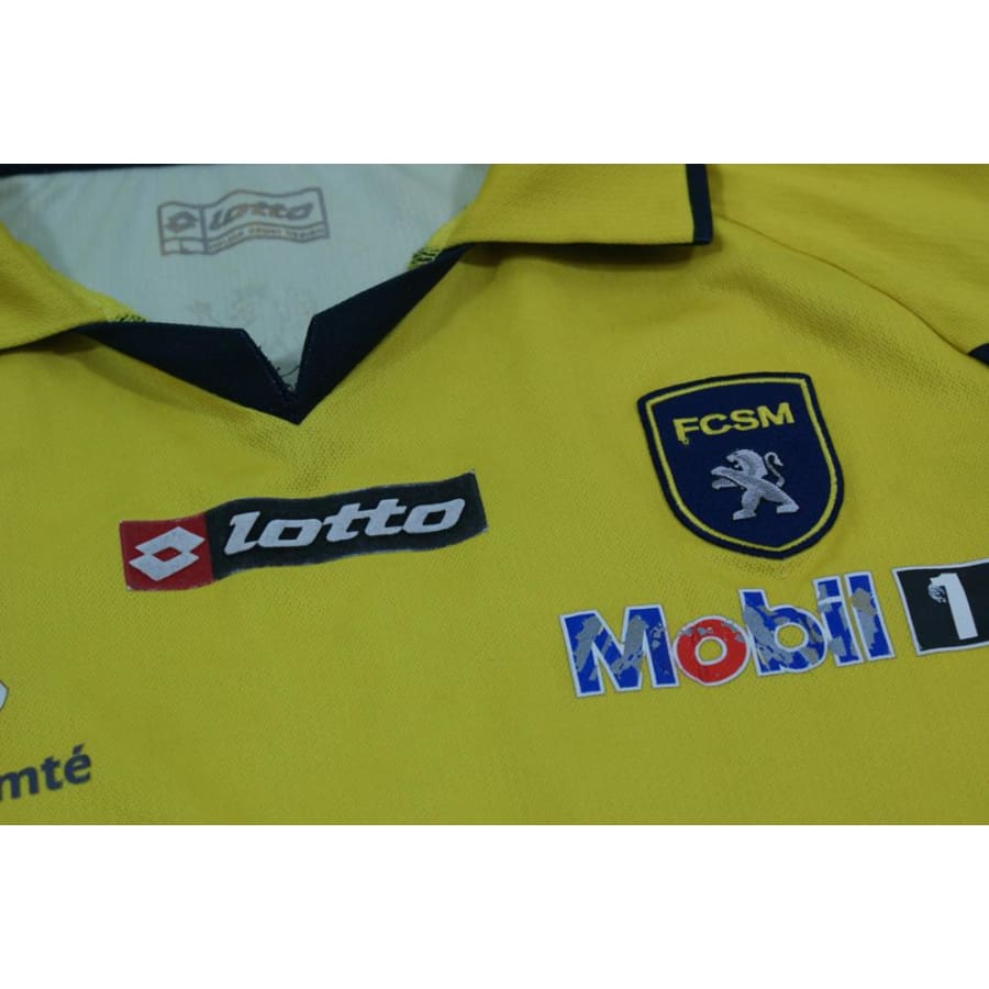 Maillot de foot rétro domicile FC Sochaux-Montbéliard N°11 M-BELAY 2010-2011 - Lotto - FC Sochaux-Montbéliard