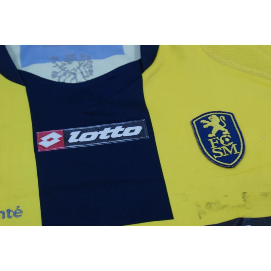 Maillot de foot rétro domicile FC Sochaux-Montbéliard N°9 ERDING 2008-2009 - Lotto - FC Sochaux-Montbéliard