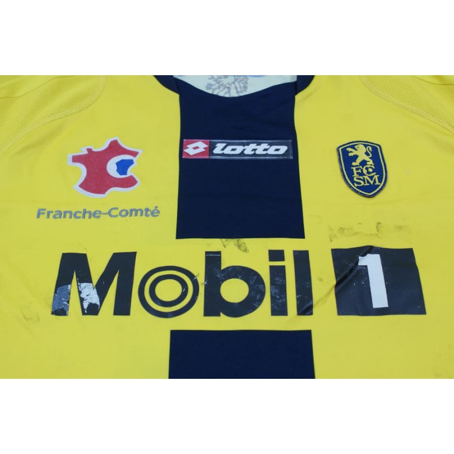 Maillot de foot rétro domicile FC Sochaux-Montbéliard N°9 ERDING 2008-2009 - Lotto - FC Sochaux-Montbéliard