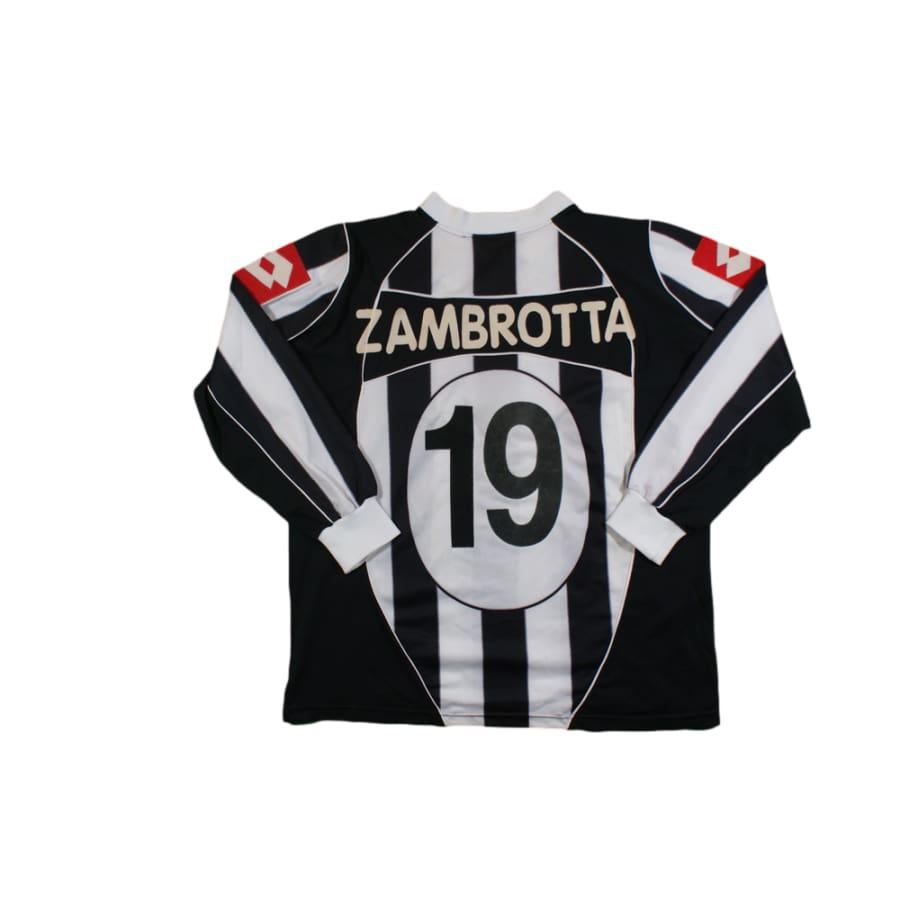 Maillot de foot rétro domicile Juventus FC N°19 ZAMBROTTA 2002-2003 - Lotto - Juventus FC