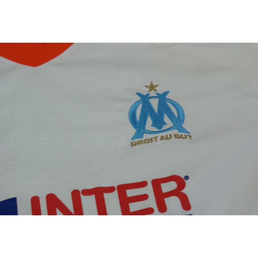 Maillot de foot rétro domicile Olympique de Marseille N°6 BARTON 2012-2013 - Adidas - Olympique de Marseille