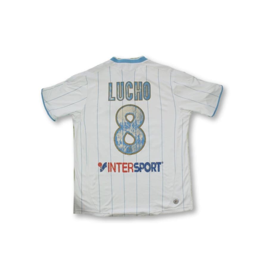 Maillot de foot rétro domicile Olympique de Marseille N°8 LUCHO 2009-2010 - Adidas - Olympique de Marseille