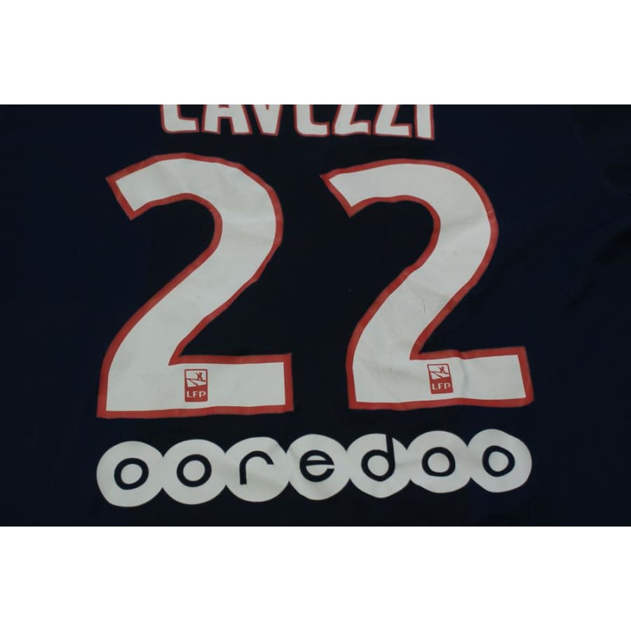 Maillot de foot rétro domicile Paris Saint-Germain PSG N°22 LAVEZZI 2014-2015 - Nike - Paris Saint-Germain