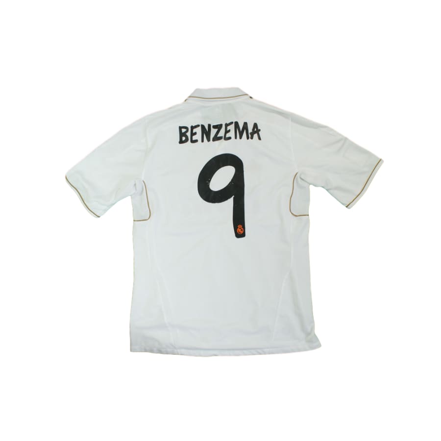 Maillot de foot rétro domicile Real Madrid CF N°9 BENZEMA 2011-2012 - Adidas - Real Madrid