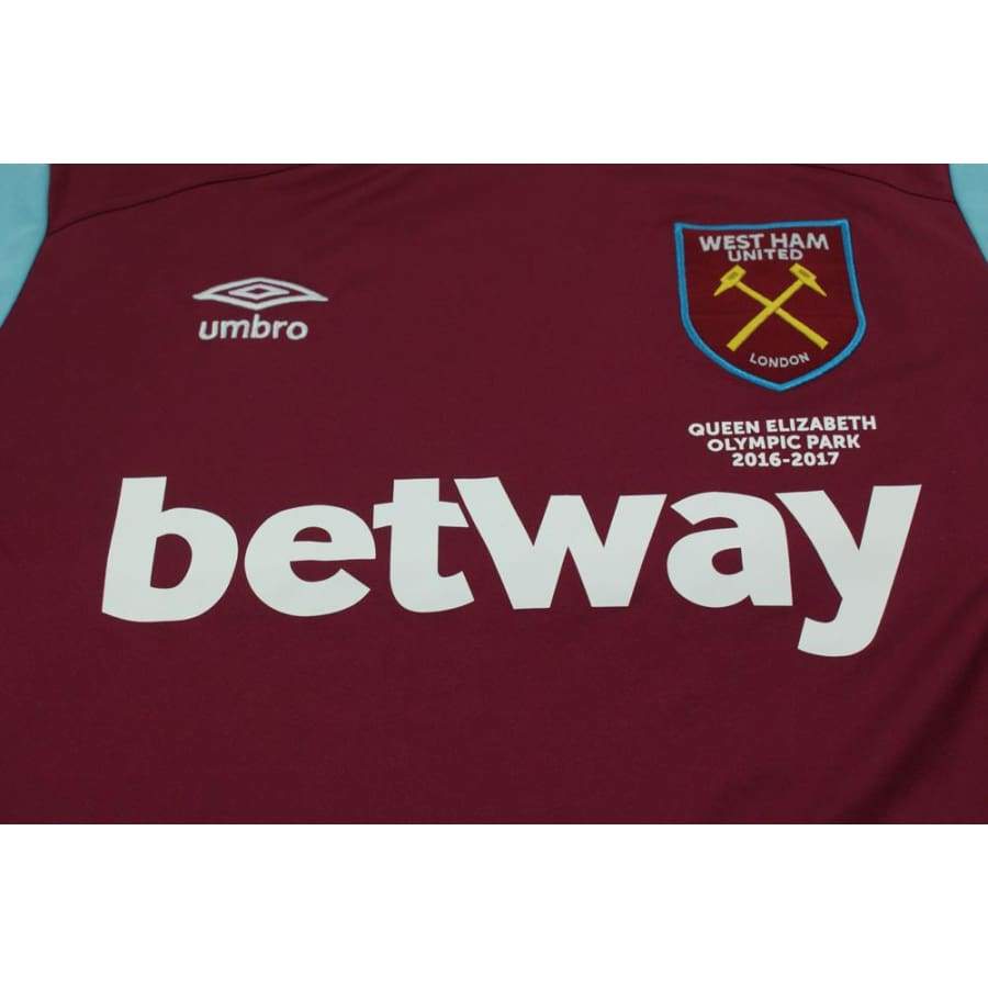 Maillot de foot rétro domicile West Ham United N°20 AYEW 2016-2017 - Umbro - Autres championnats