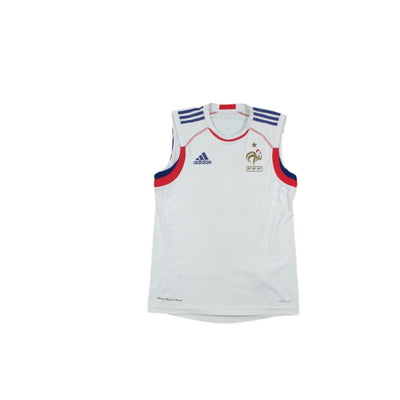 Maillot de foot rétro entraînement débardeur Equipe de France 2010-2011 - Adidas - Equipe de France