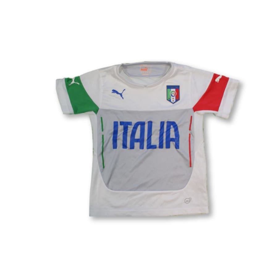 Maillot de foot rétro entraînement enfant équipe dItalie 2014-2015 - Puma - Italie