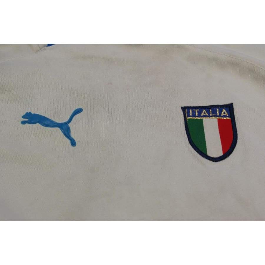 Maillot de foot rétro entraînement enfant équipe dItalie N°7 DEL PIERO années 2010 - Puma - Italie