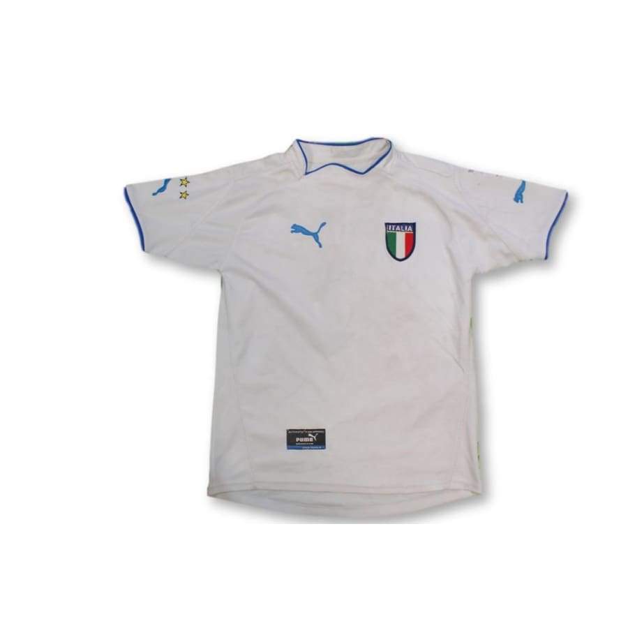 Maillot de foot rétro entraînement enfant équipe dItalie N°7 DEL PIERO années 2010 - Puma - Italie