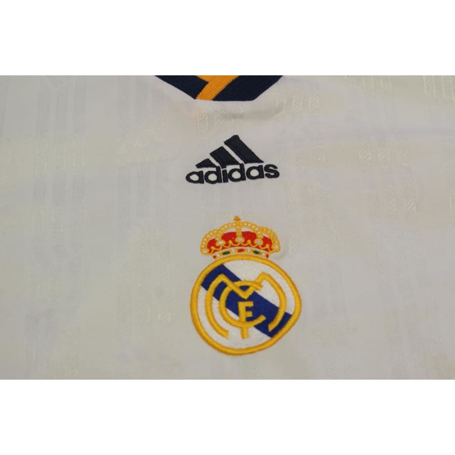 Maillot de foot rétro entraînement Real Madrid CF années 1990 - Adidas - Real Madrid