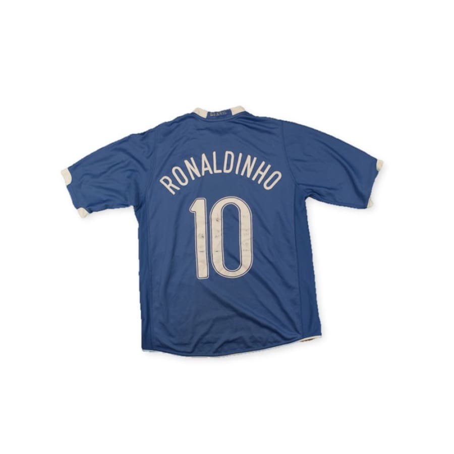 Maillot de foot retro équipe du Brésil n°10 RONALDINHO 2006-2007 - Nike - Brésil