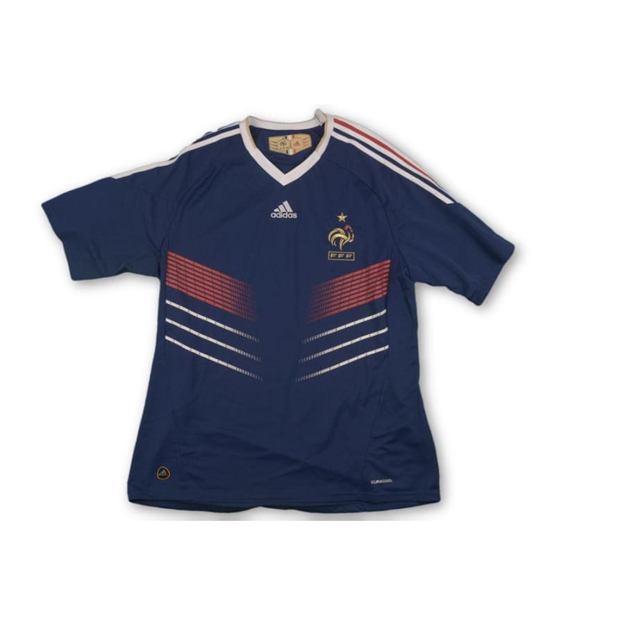 Maillot de foot retro Equipe de France 2010-2011 - Adidas - Equipe de France