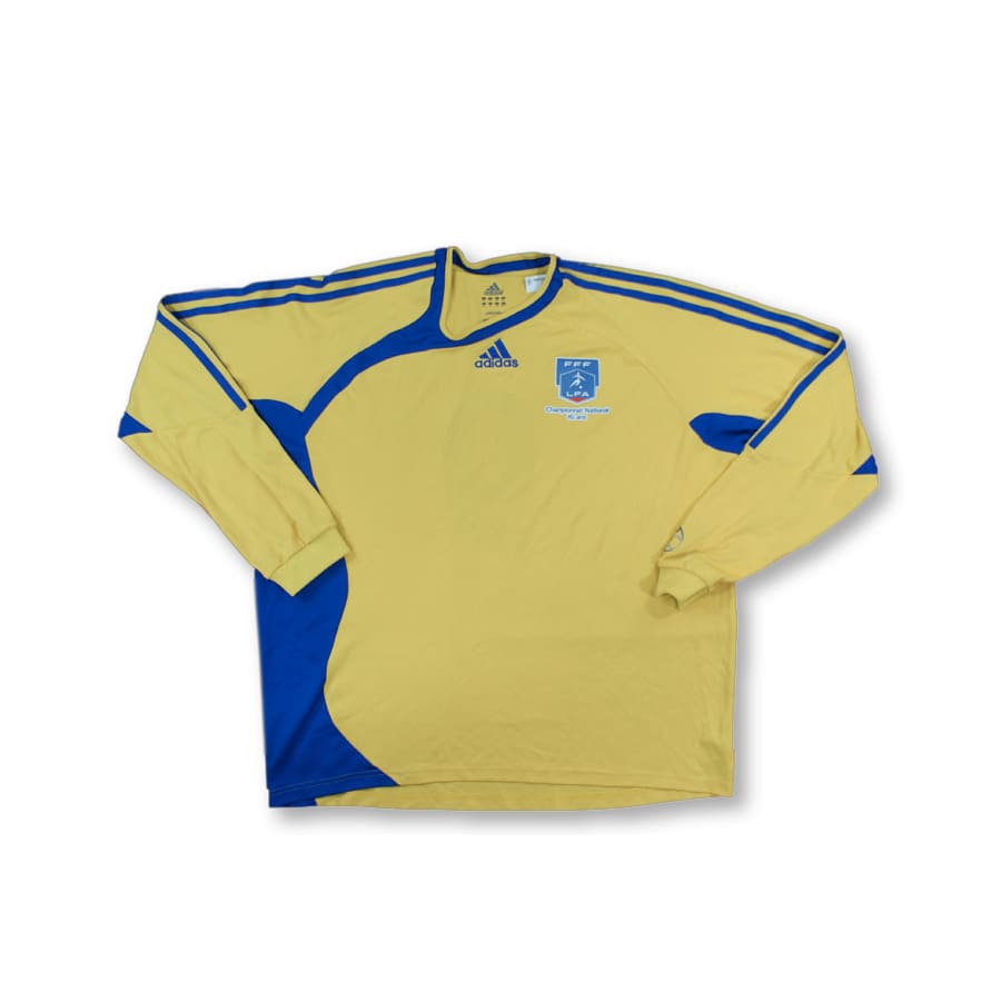 Maillot de foot retro Equipe de France Championnat national 16ans N°9 - Adidas - Equipe de France