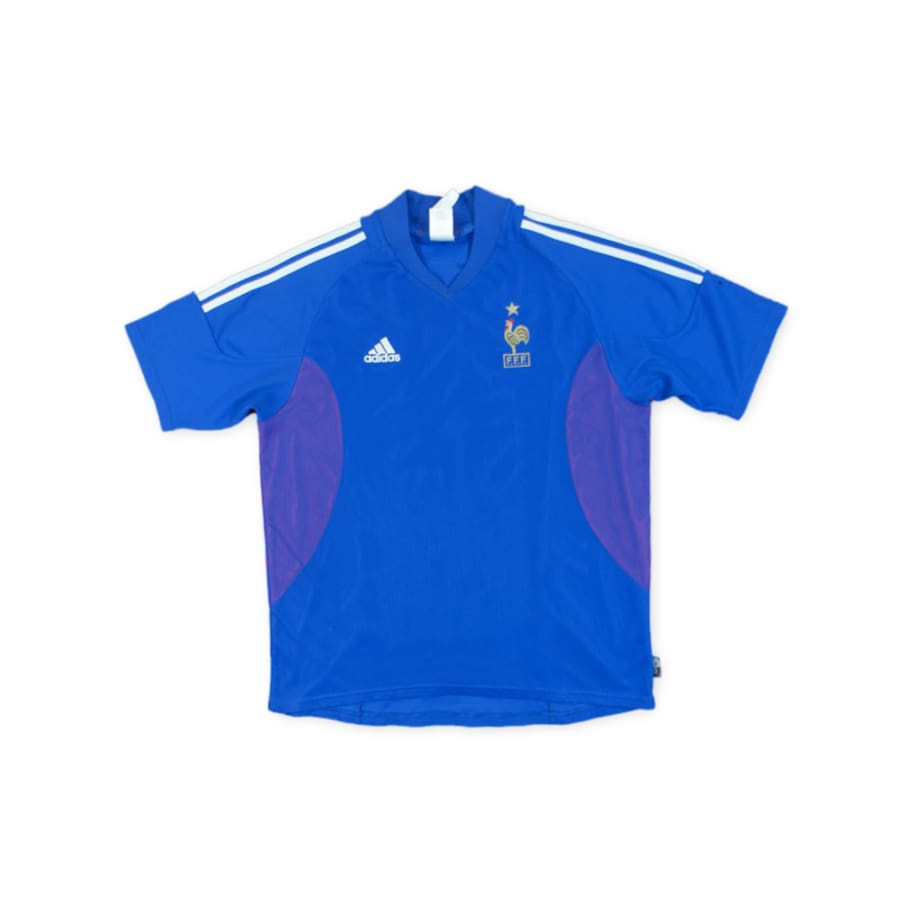 Maillot de foot retro Equipe de France N°10 ZIDANE 2002-2003 - Adidas - Equipe de France