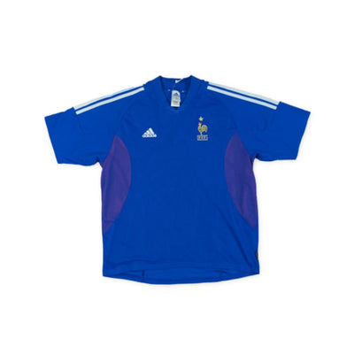 Maillot de foot retro Equipe de France N°10 ZIDANE 2002-2003 - Adidas - Equipe de France