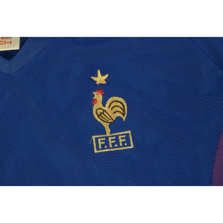 Maillot de foot retro Equipe de France N°10 ZIDANE 2002-2003 - Adidas - Equipe de France