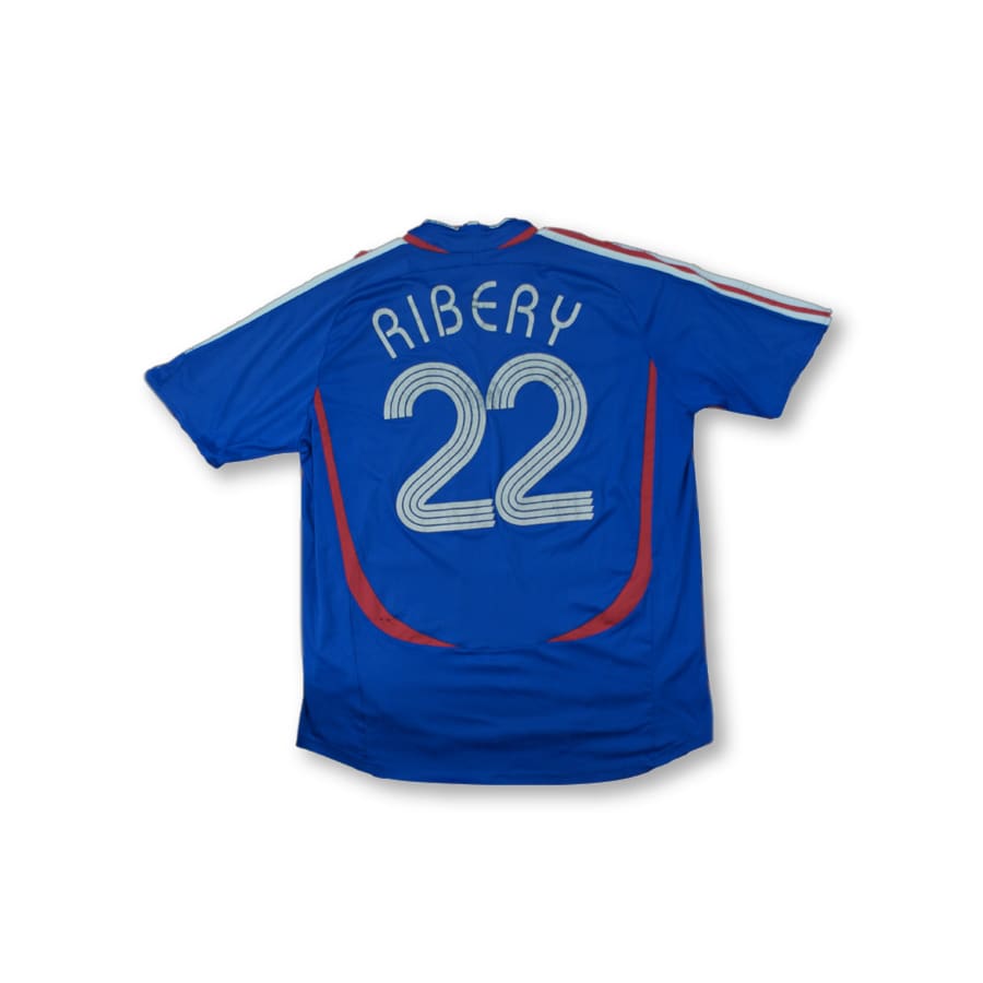 Maillot de foot retro Equipe de France N°22 RIBERY 2006-2007 - Adidas - Equipe de France