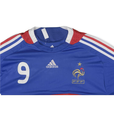 Maillot de foot retro Equipe de France N°9 BENZEMA 2008-2009 - Adidas - Equipe de France