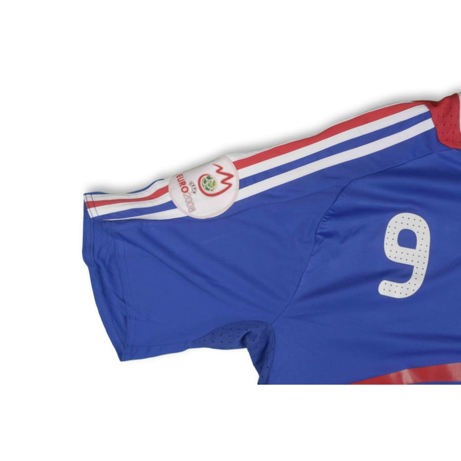 Maillot de foot retro Equipe de France N°9 BENZEMA 2008-2009 - Adidas - Equipe de France