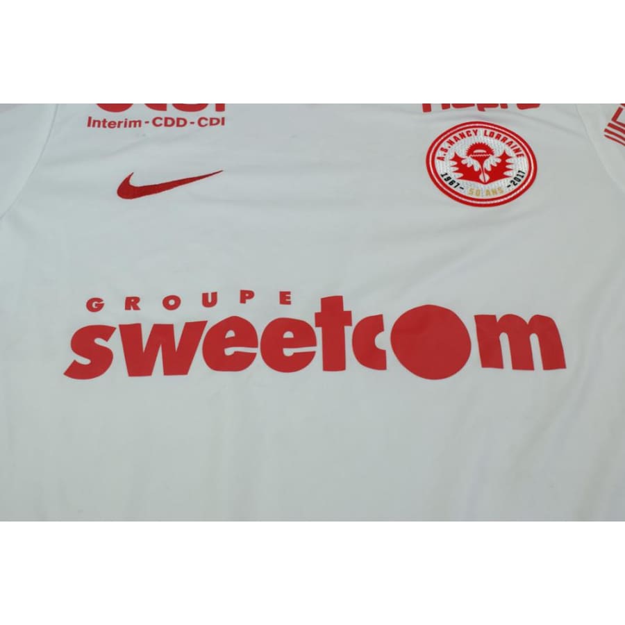 Maillot de foot rétro extérieur AS Nancy Lorraine match VS ASSE 20 mai 2017 2016-2017 - Nike - AS Nancy Lorraine