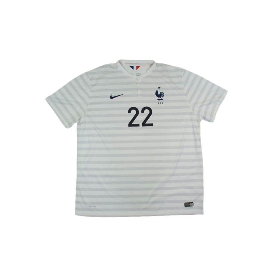 Maillot de foot rétro extérieur Equipe de France N°22 SCHNEIDERLIN 2014-2015 - Nike - Equipe de France