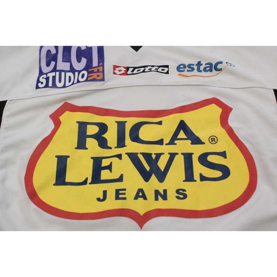 Maillot de foot rétro extérieur ESTAC Troyes N°9 OLIVIER 2003-2004 - Lotto - ESTAC Troyes