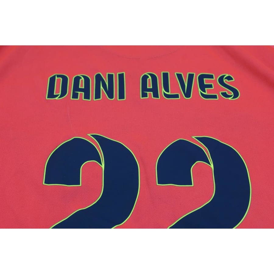 Maillot de foot rétro extérieur FC Barcelone N°22 DANI ALVES 2014-2015 - Nike - Barcelone