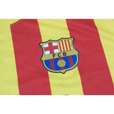 Maillot de foot retro FC Barcelone Quatar Airways 2013-2014 - Nike - Barcelone