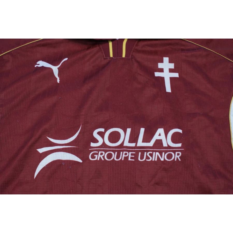 Maillot de foot retro FC Metz N°10 PIERRE 1997-1998 - Puma - FC Metz