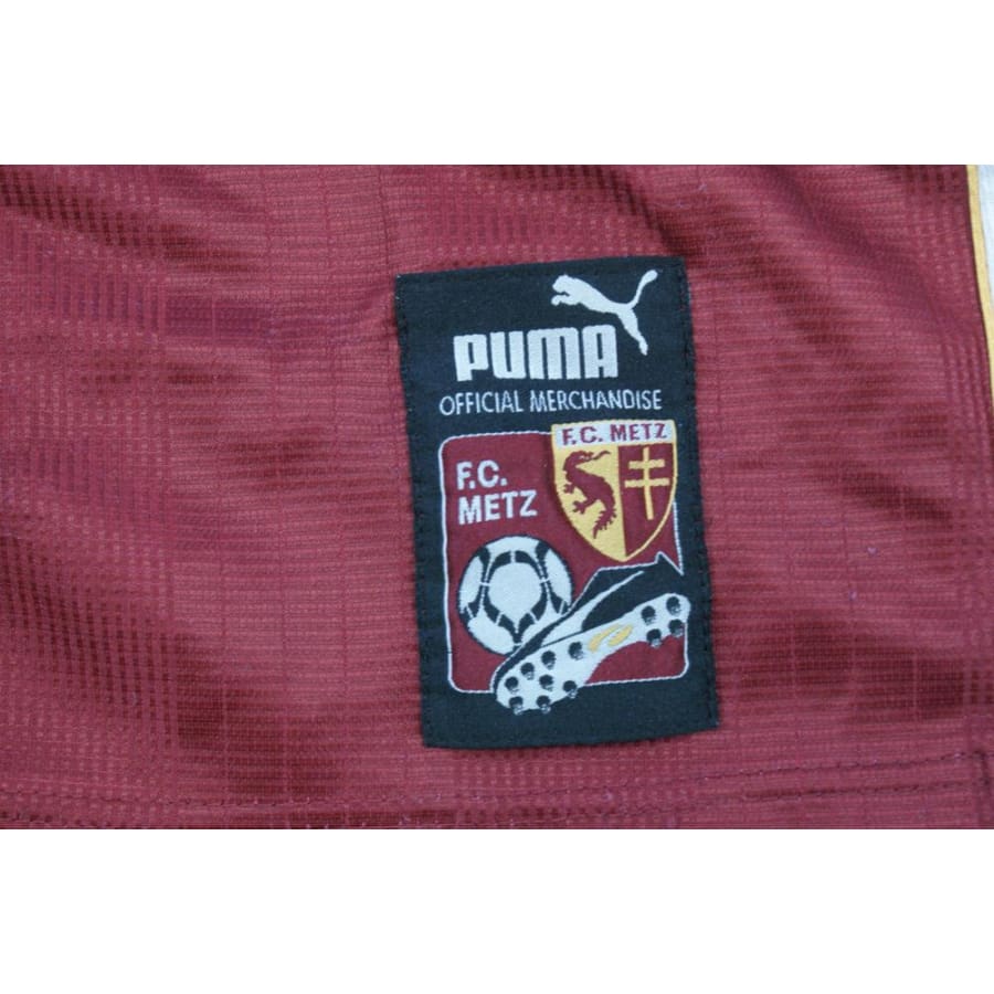 Maillot de foot retro FC Metz N°10 PIERRE 1997-1998 - Puma - FC Metz