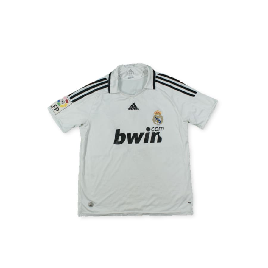 Maillot de foot retro Real Madrid N°17 V. NISTELROOY 2008-2009 - Adidas - Real Madrid