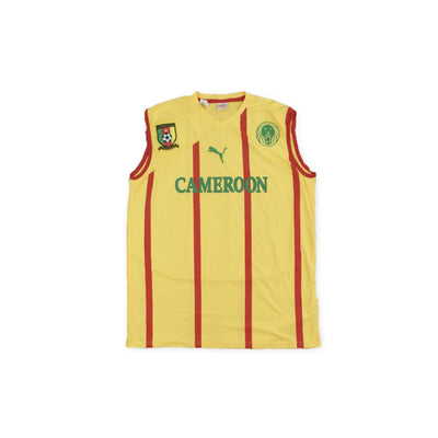 Maillot de foot retro sans manches équipe du Cameroun 2010-2011 - Puma - Cameroun