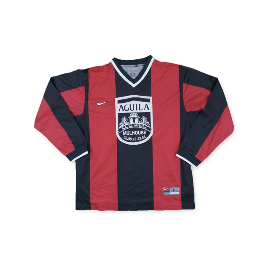 Maillot de foot vintage année 90 sponsor AGUILA MULHOUSE n°13 - Nike - Autres championnats