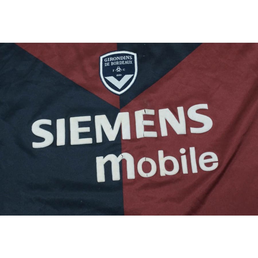 Maillot de foot vintage Bordeaux SIEMENS Mobile extérieur 2001-2002 - Adidas - Girondins de Bordeaux