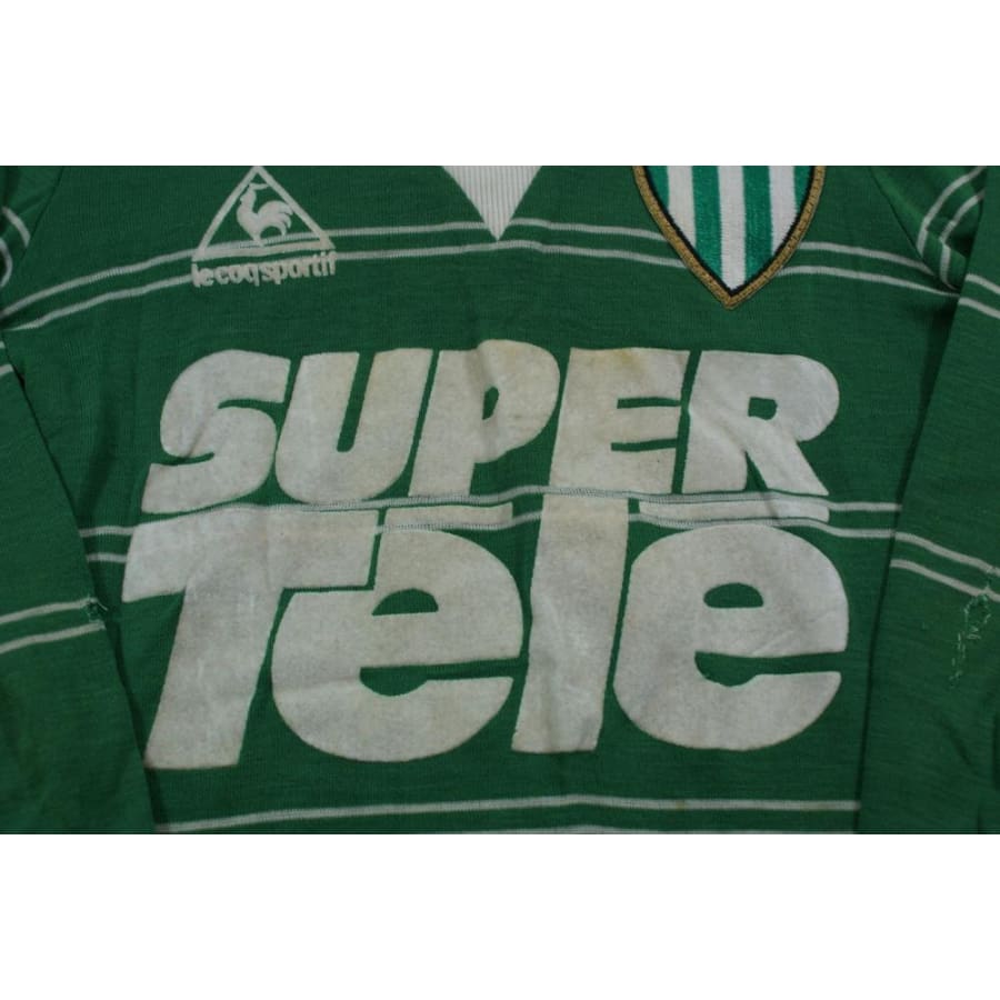 Maillot de foot vintage domicile AS Saint-Etienne 1980-1981 - Le coq sportif - AS Saint-Etienne