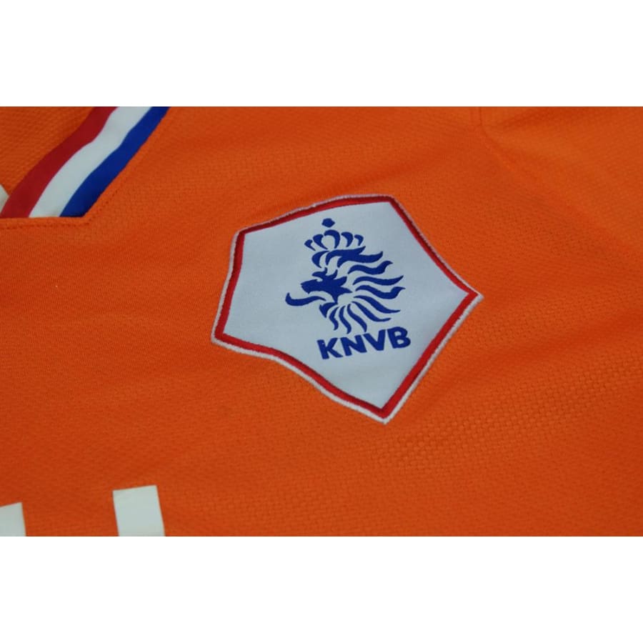 Maillot de foot vintage domicile équipe des Pays-Bas N°14 années 2000 - Nike - Pays-Bas
