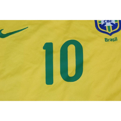 Maillot de foot vintage domicile équipe du Brésil N°10 VINNACAO 2007-2008 - Nike - Brésil