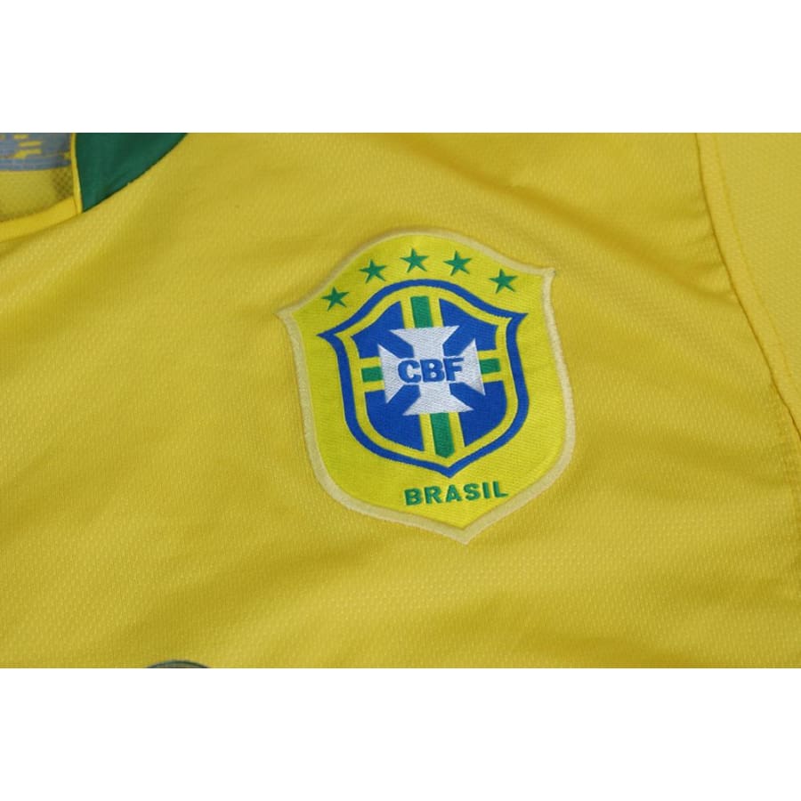 Maillot de foot vintage domicile équipe du Brésil N°23 ROBINHO 2006-2007 - Nike - Brésil