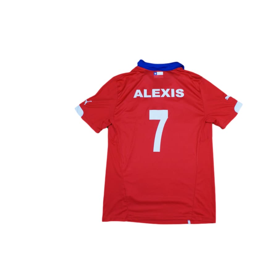 Maillot de foot vintage domicile équipe du Chili N°7 ALEXIS 2010-2011 - Puma - Chilien