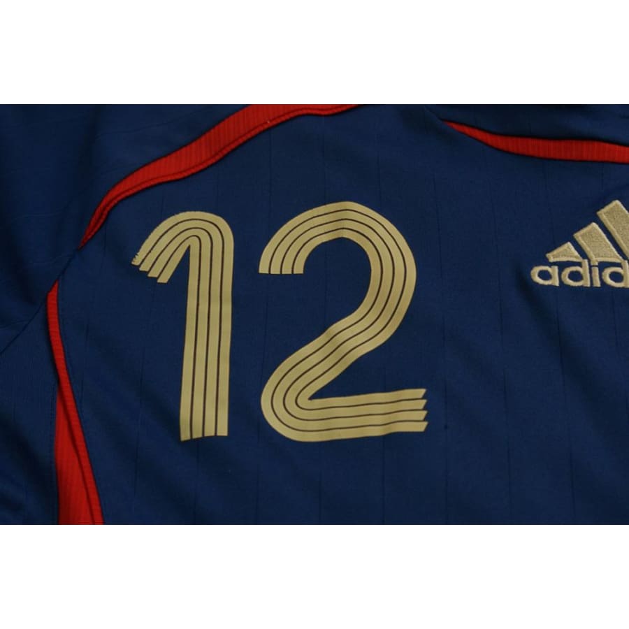 Maillot de foot vintage domicile Equipe de France N°12 HENRY 2006-2007 - Adidas - Equipe de France